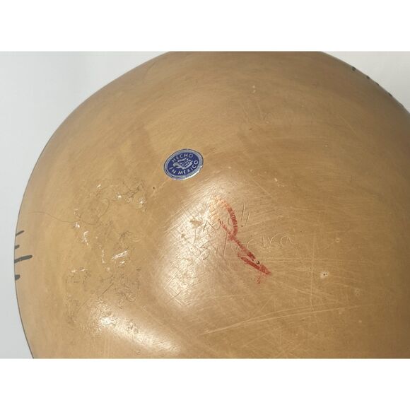 Signed Noli Silveira Brown Red Mexico Pottery Mata Ortiz Beautiful Vintage Vase - Picture 5 of 7